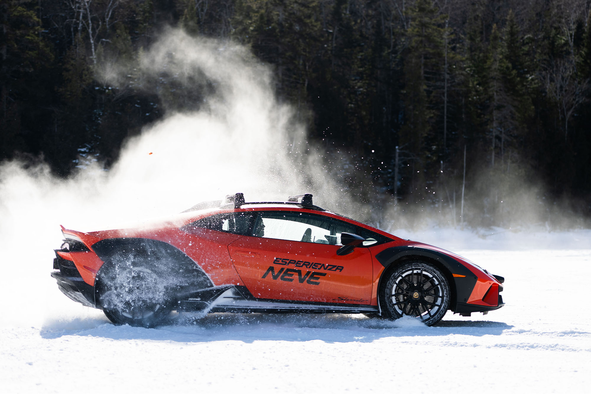 Lamborghini on Ice event 2024