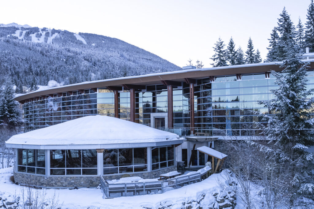 Squamish Lil’wat Cultural Centre, winter
