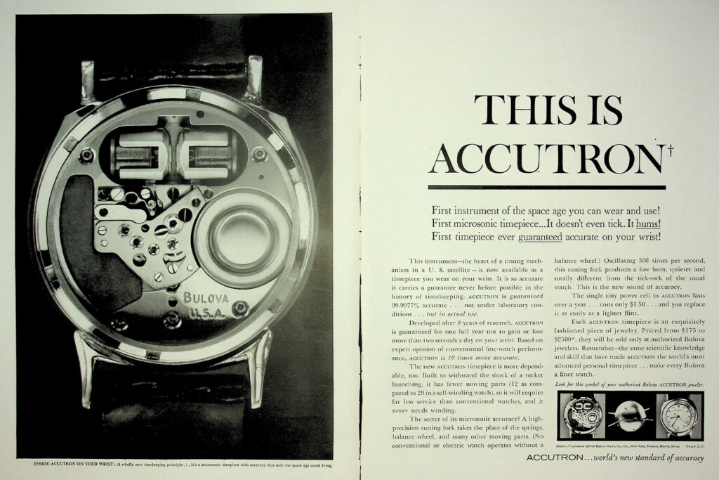 Accutron vintage ad
