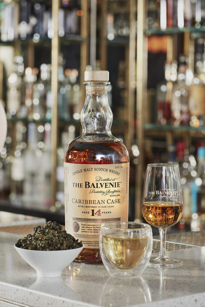 Balvenie whiskey and tea cocktails