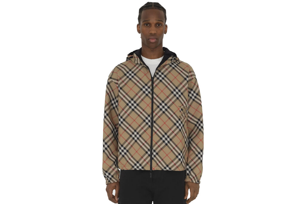 Burberry checked jacket