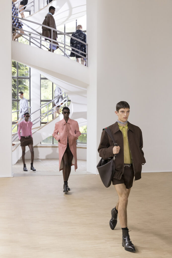 Gucci SS25 show space men's milan fashion week