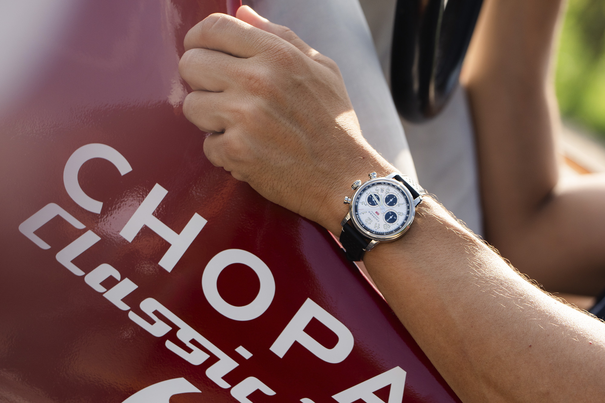 Chopard on the starting line of the 1000 Miglia