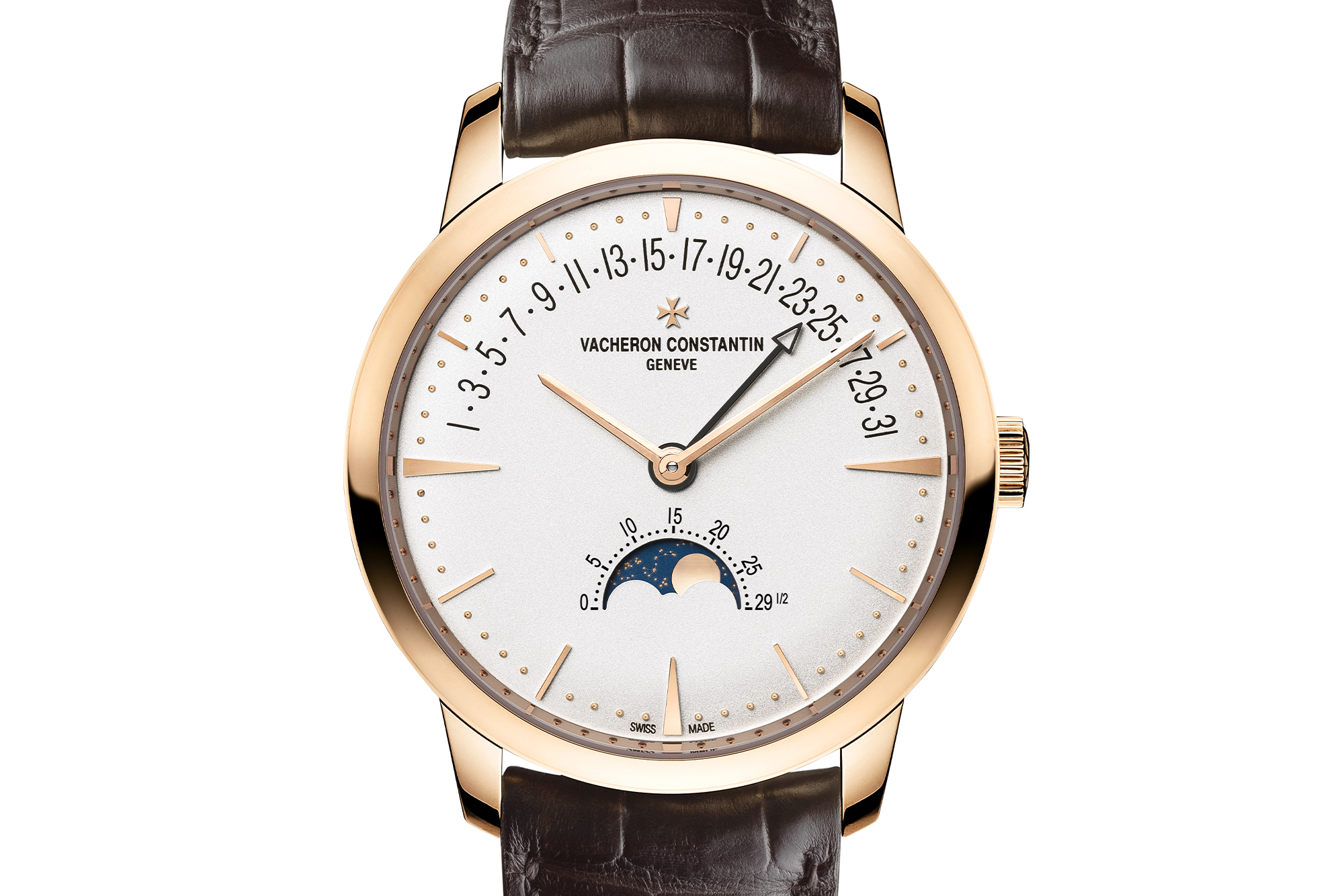 Patrimony Manual Winding Patrimony moon phase retrograde date Two decades of minimalist modernity