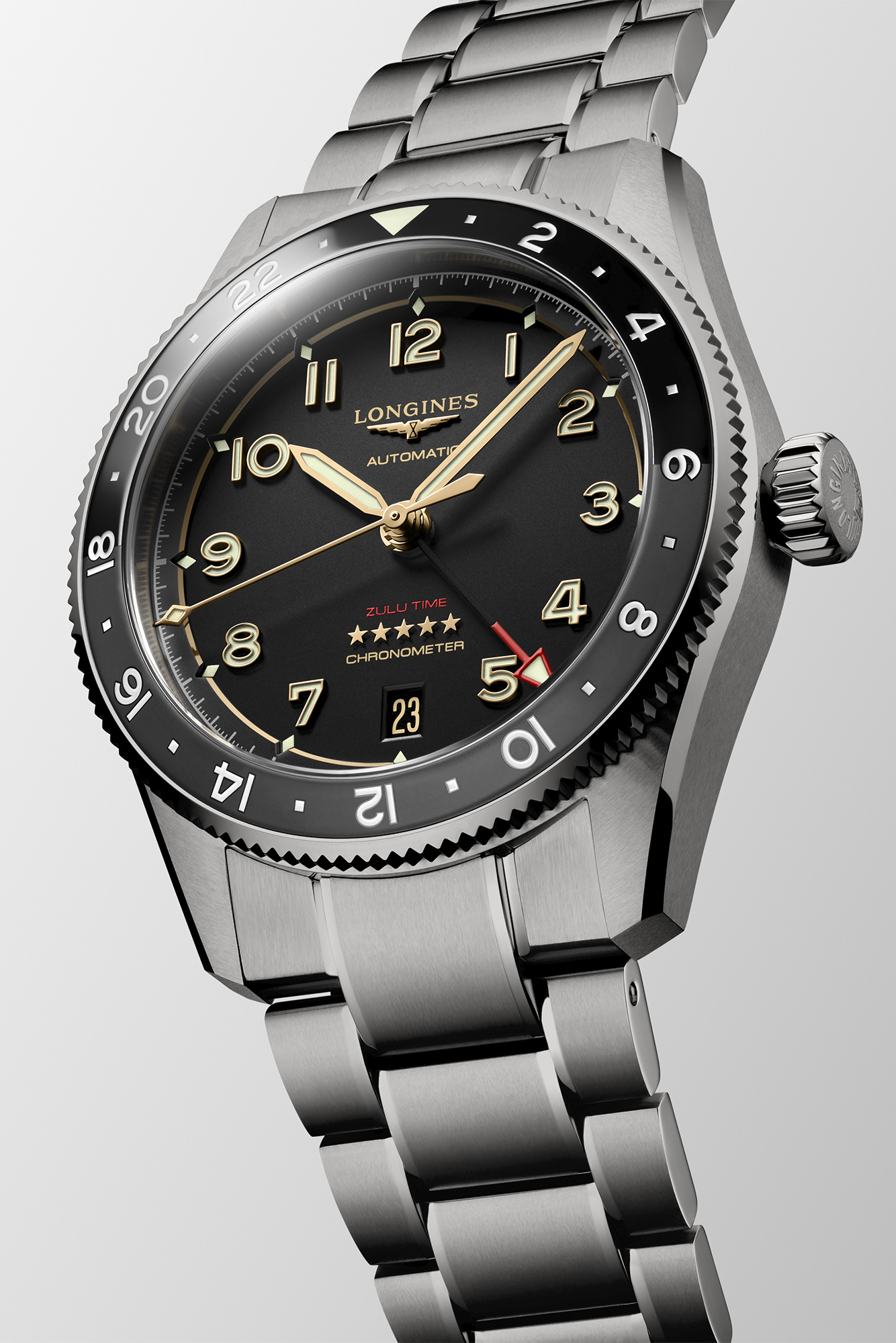 Longines Spirit Zulu Time (Titanium)