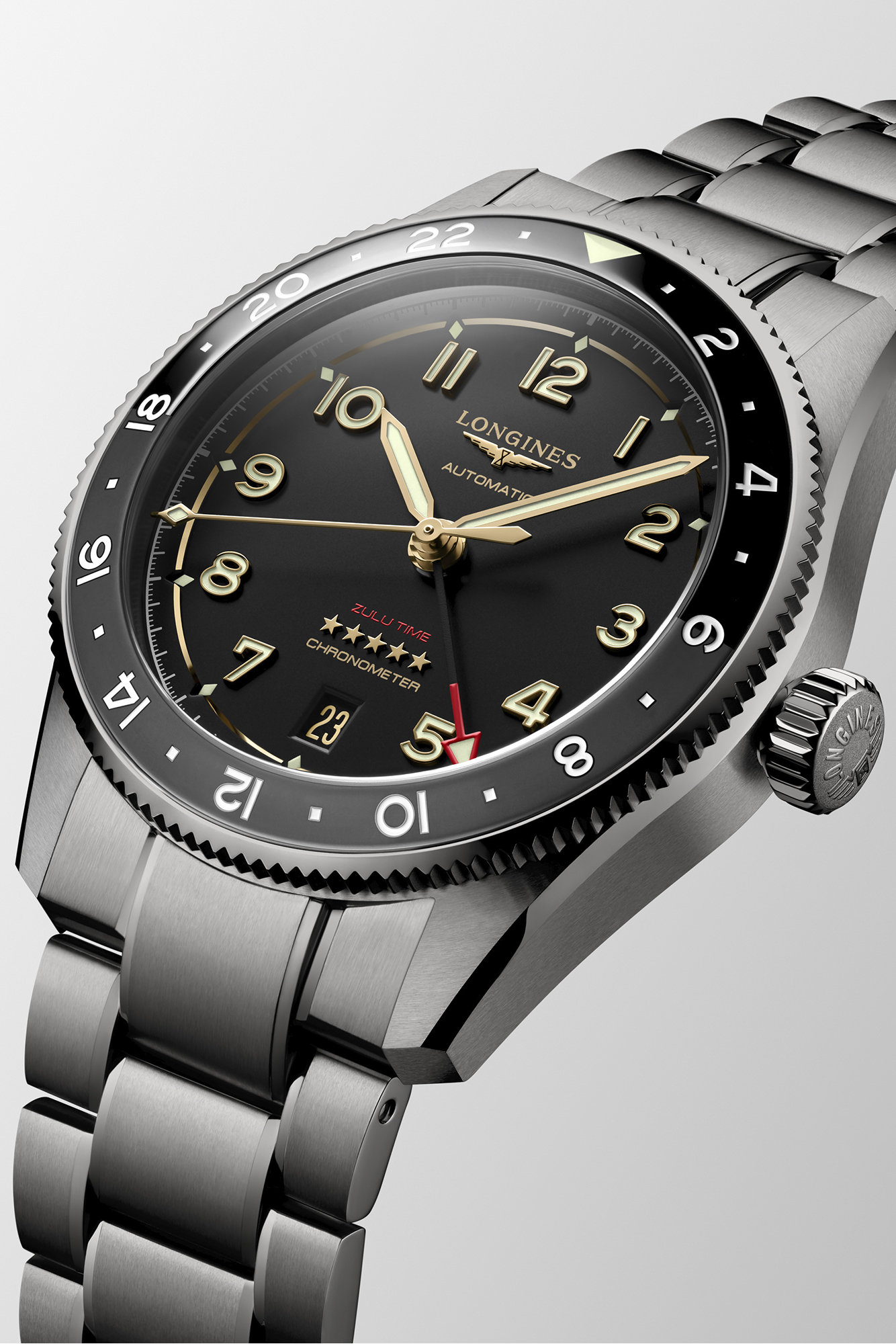 Longines Spirit Zulu Time (Titanium)