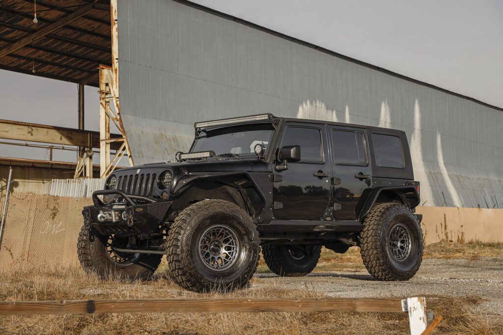 jeep wrangler overland lifted light kit