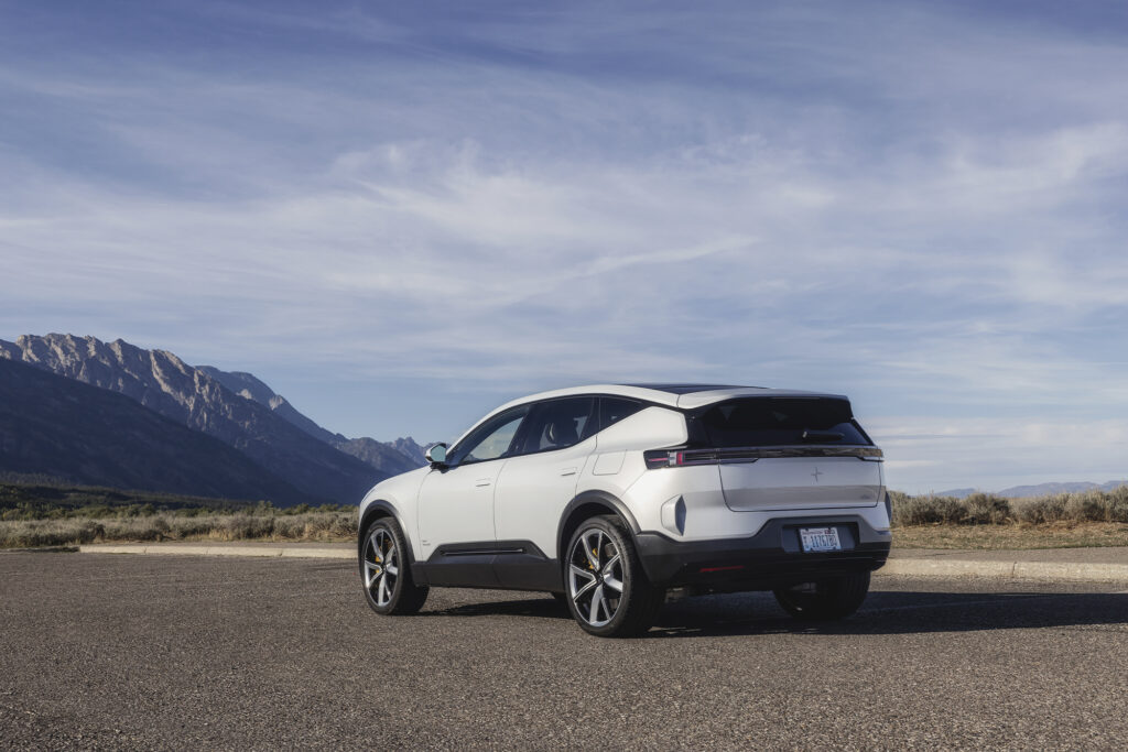 2025 Polestar 3 parked in Jackson Hole Wyoming 10-2024 3