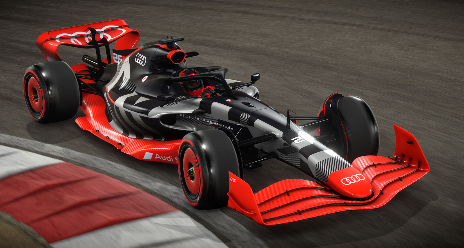 Audi F1 Team racetrack 10-2024 F1