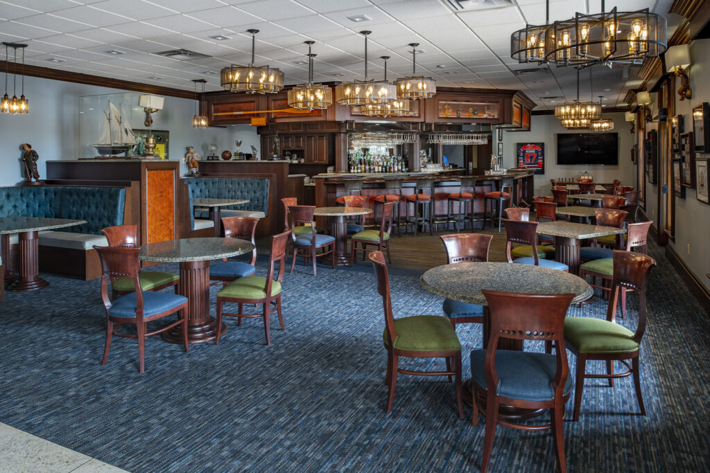 Fox Harb'r restort, interior shot of dining room