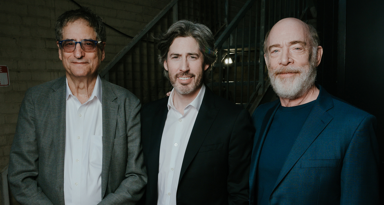 Chairman and CEO, Sony Pictures’ Motion Picture Tom Rothman, Director Jason Reitman and J.K. Simmons at the Red-Carpet World Premiere of Columbia Pictures’ SATURDAY NIGHT at the Toronto International Film Festival