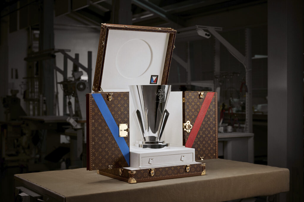 Louis Vuitton America's Cup trunk and trophy 10-2024 