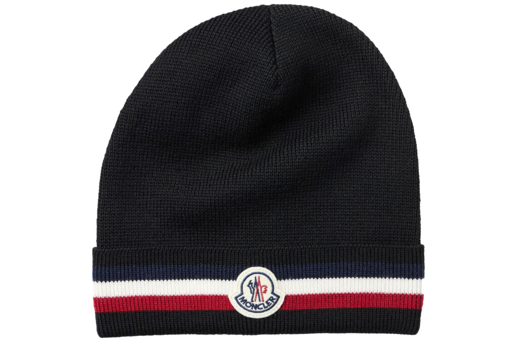 Moncler beanie men's ski style