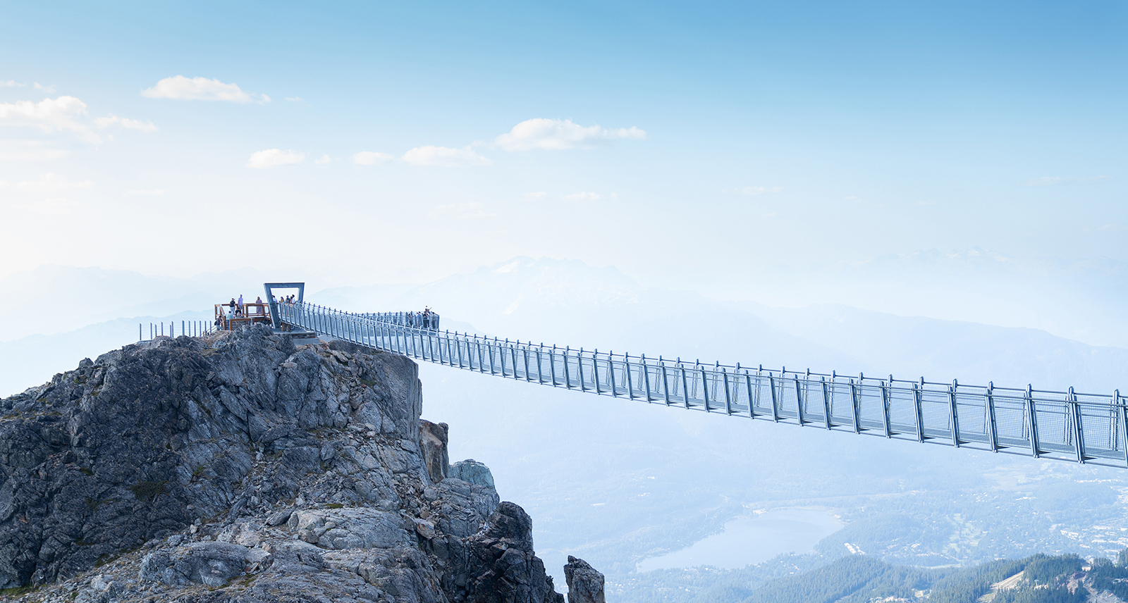 Peak to peak cloudraker Suspension skybridge in whistler British Columbia BC Canada