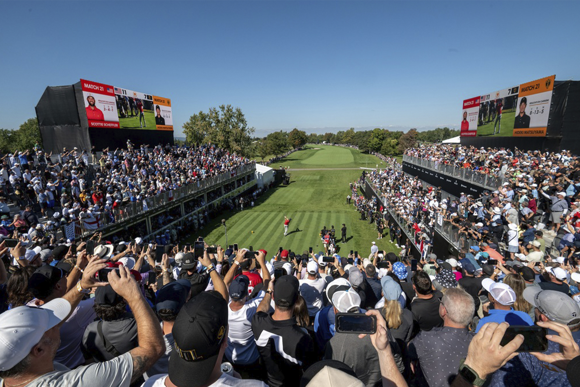 Add to bookmark ROLEX TESTIMONEE SCOTTIE SCHEFFLER HITS A TEE SHOT ON THE FINAL DAY OF THE 2024 PRESIDENTS CUP ©Rolex/J.D. Cuban