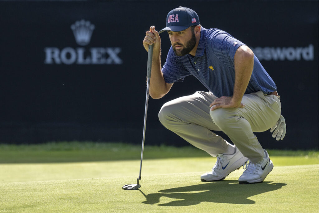 Add to bookmark ROLEX TESTIMONEE SCOTTIE SCHEFFLER IN ACTION AT THE 2024 PRESIDENTS CUP ©Rolex/J.D. Cuban