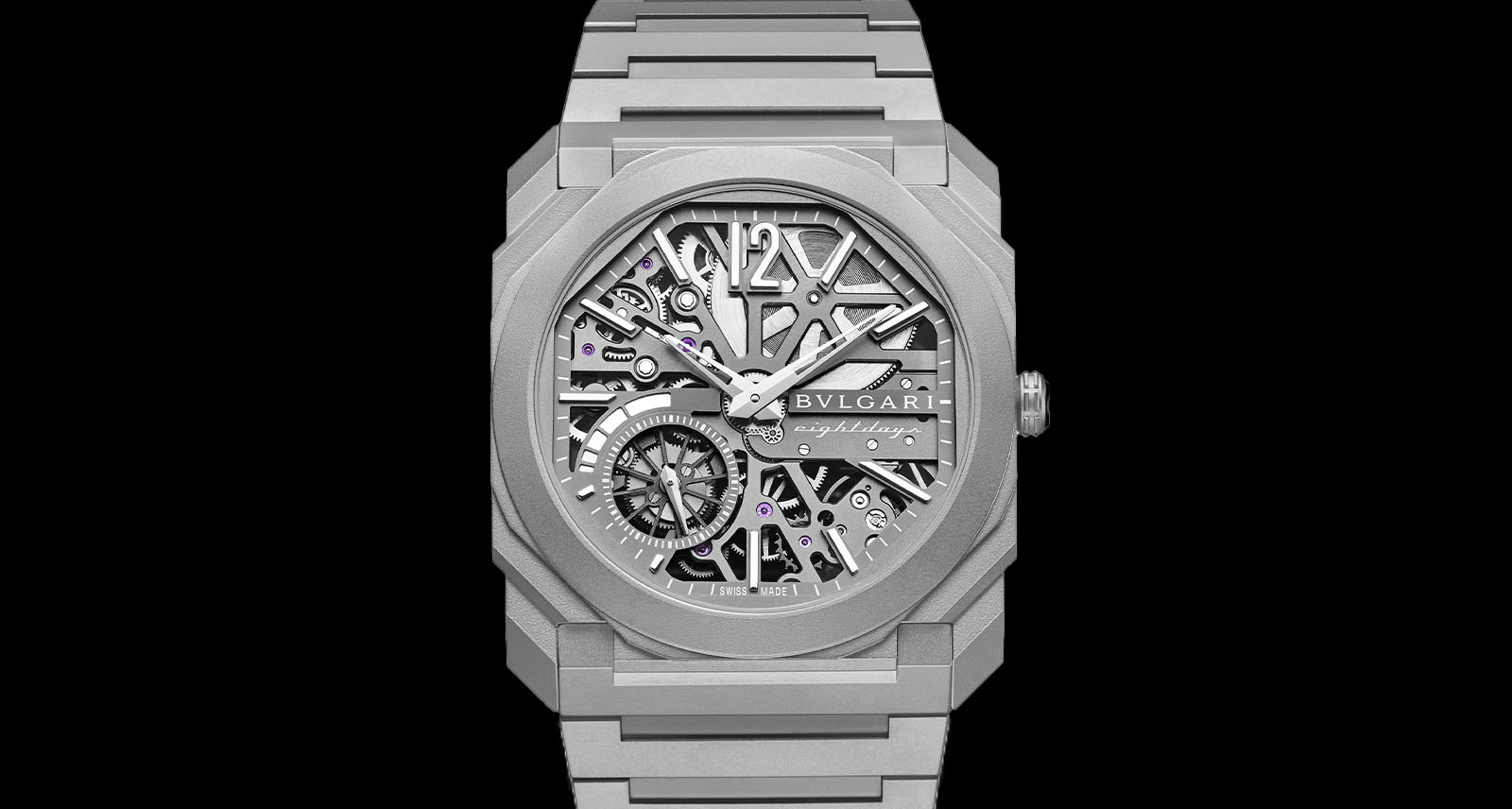 BVLGARI Octo Finissimo Skeleton 8 Days Titanium