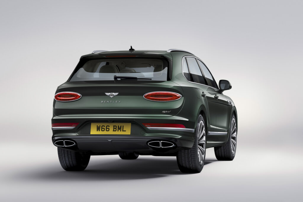 Bentley Bentayga Azure shot from the back