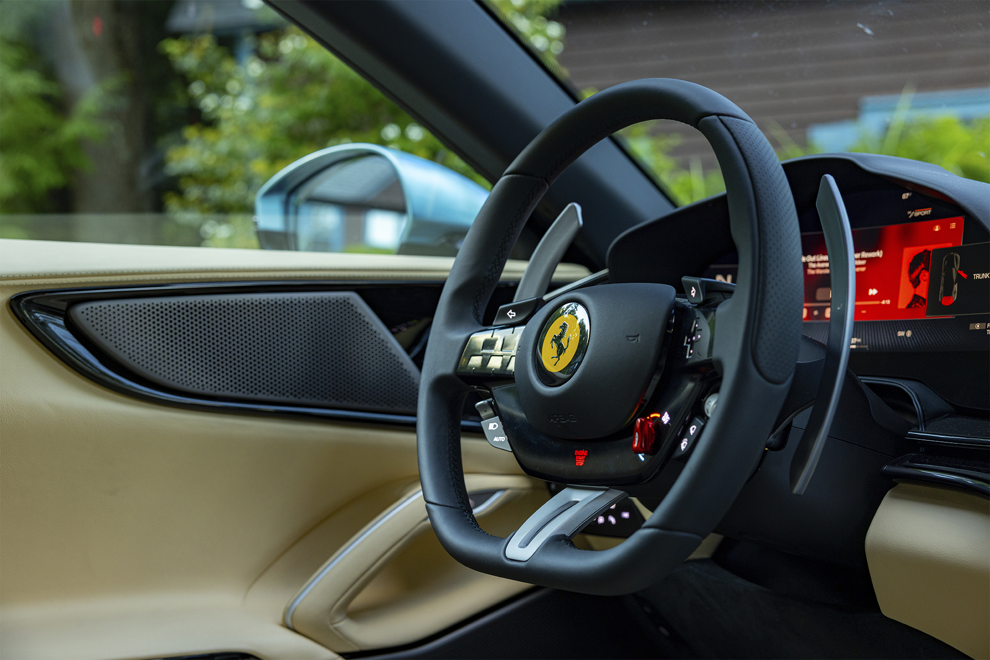 driving the Ferrari Purosangue through new england to test the best luxury cars