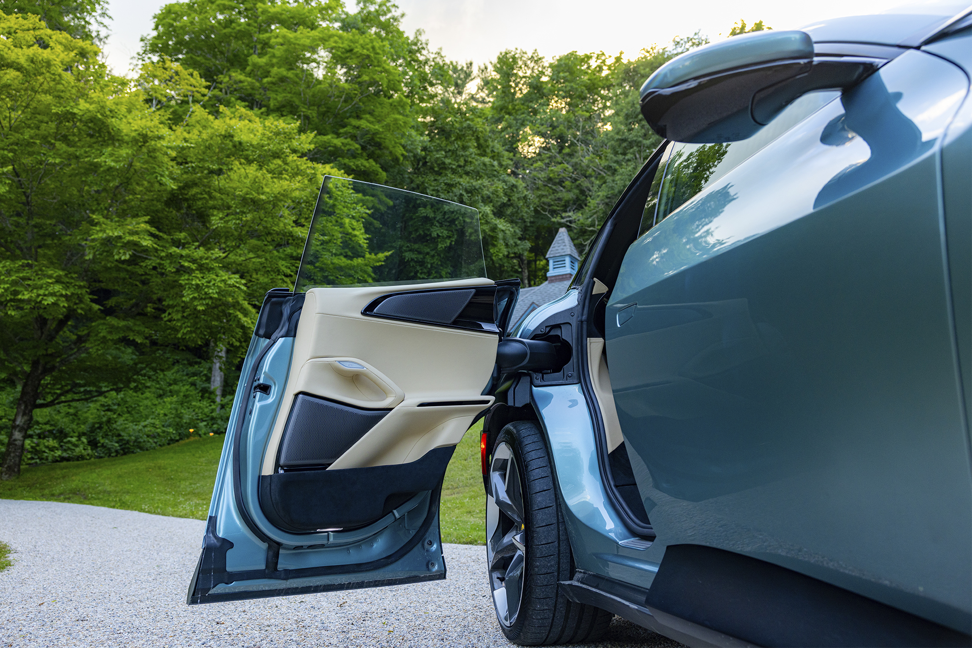 driving the Ferrari Purosangue through new england to test the best luxury cars