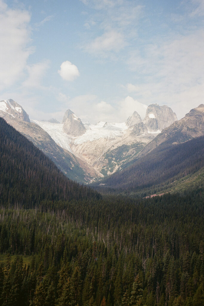 Trip to Alberta to celebrate Citizen Promaster 35-Year Anniversary. shot of the valley between rocky mountains.