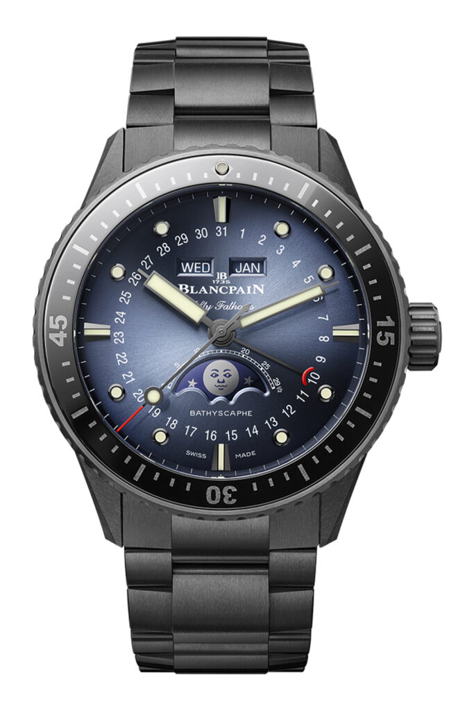 Bathyscaphe Quantième Complet Phases de Lune blancpain watch