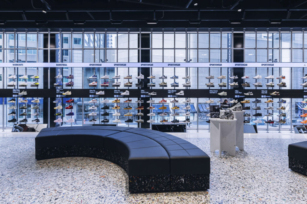 Nike opens a new Nike store in Toronto on Bloor Street