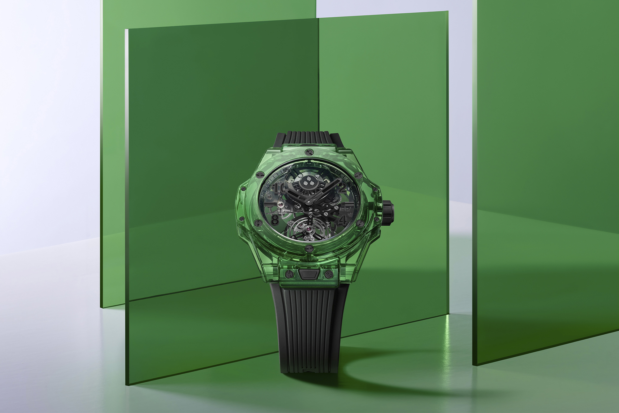 Hublot Big Bang Tourbillon Automatic Green SAXEM at LVMH Watch Week