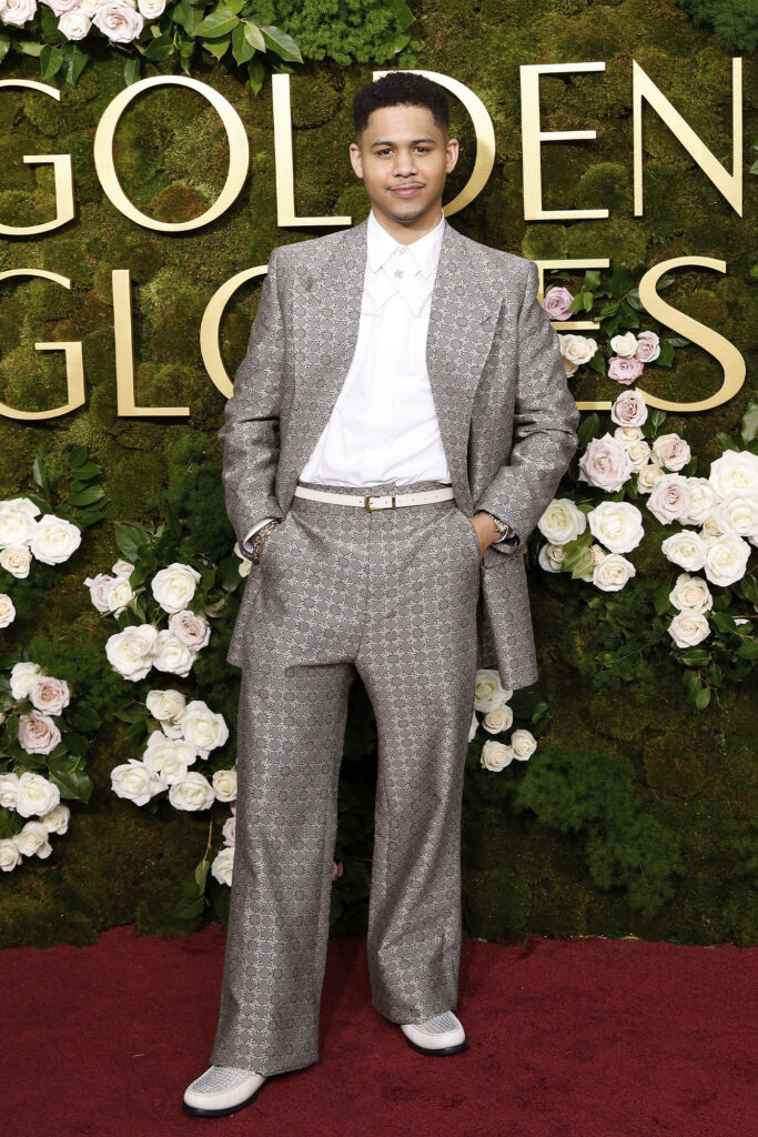 Rhenzy Feliz at the Golden Globes 1-2025 Photo by Taylor Hill FilmMagic