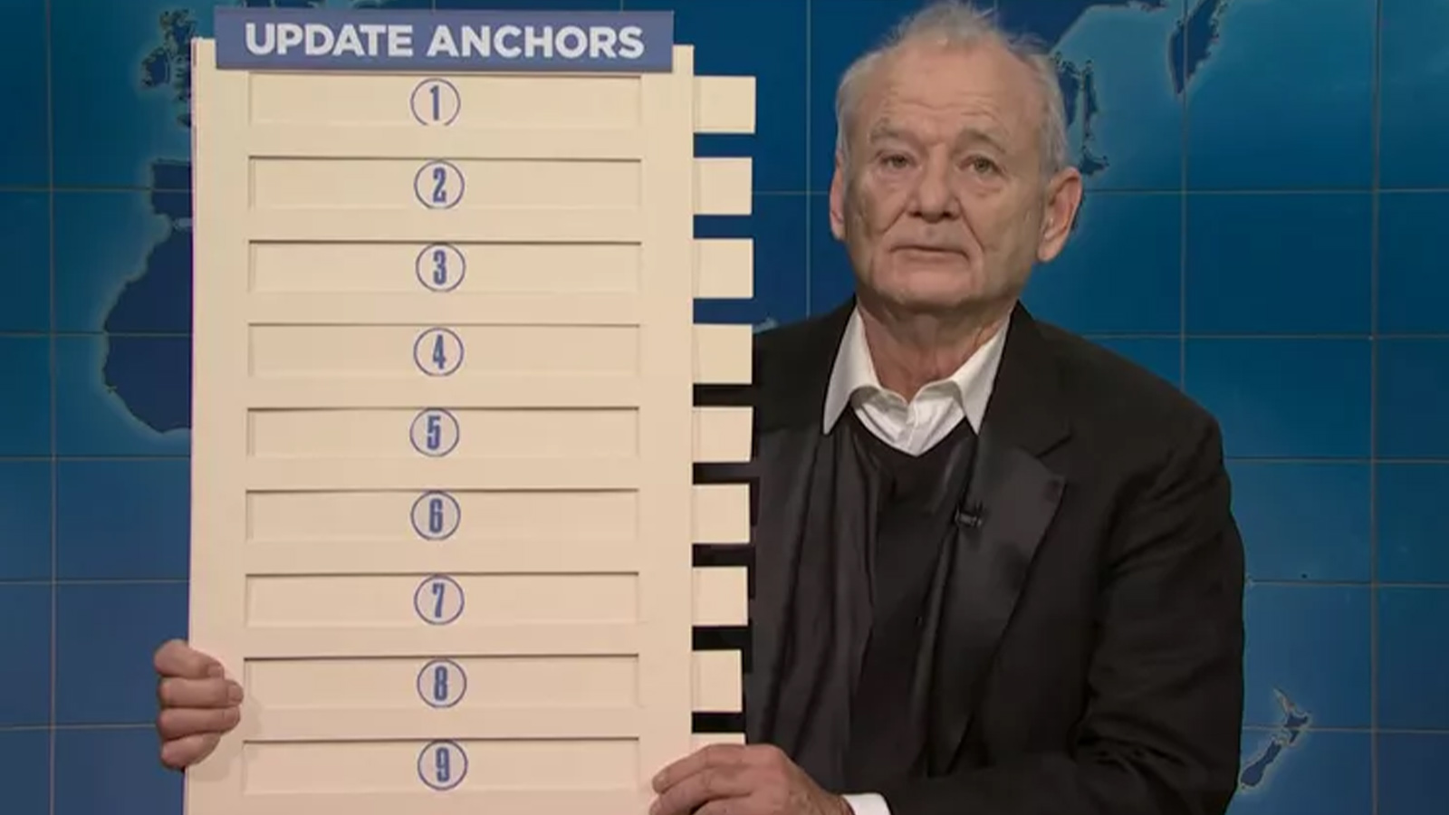 Bill Murray ranks the best Weekend Update Hosts with Colin Jost and Michael Che at SNL50 