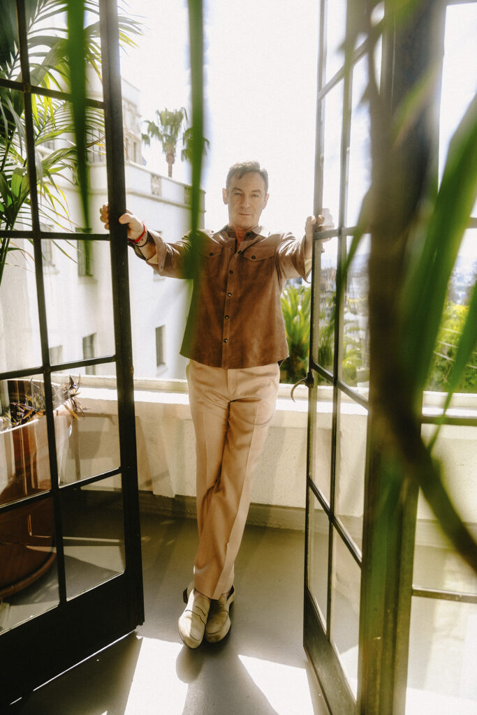 Jason Isaacs interview for White Lotus shot at Chateau Marmont portraits by Elizabeth Weinberg