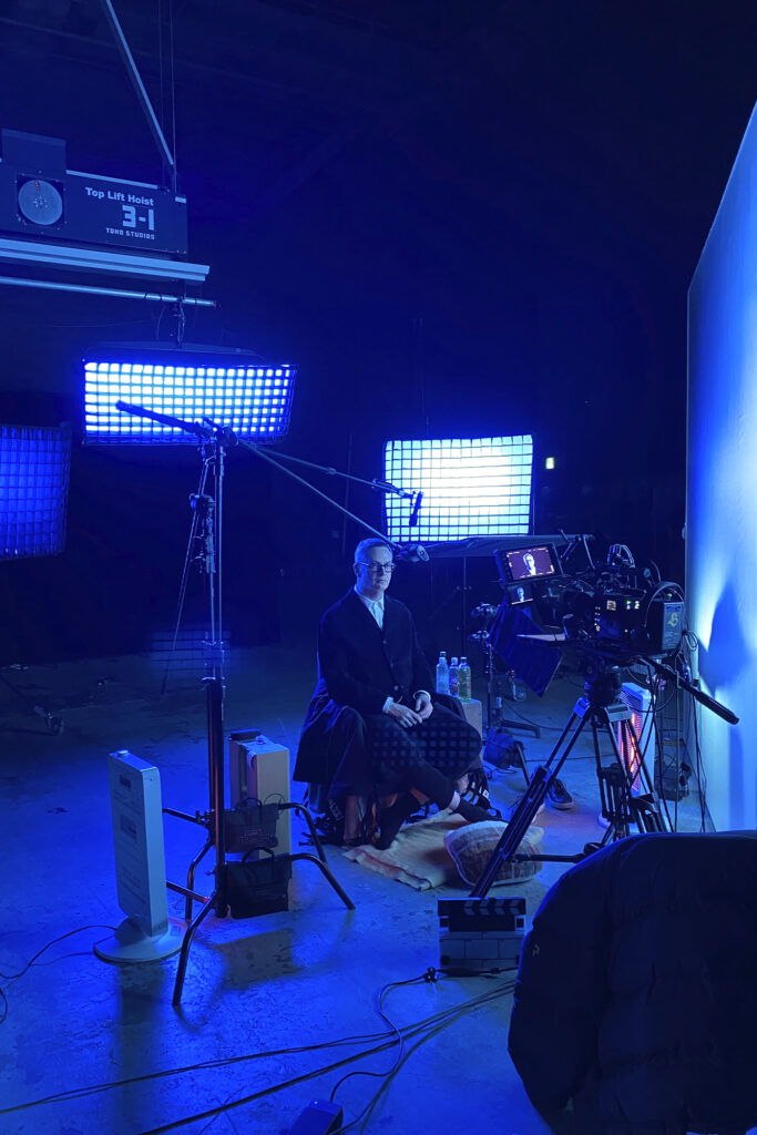 7 / 8 – Prada Aoyama – Satellites Nicolas Winding Refn Behind-the-scenes recording for “Satellites” conversation by Nicolas Winding Refn with Hideo Kojima Prada Aoyama Tokyo / 18.4 – 25.8.2025