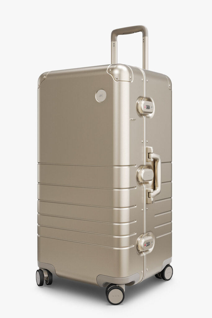 Luggage Aluminum Champagne Gold MONOS