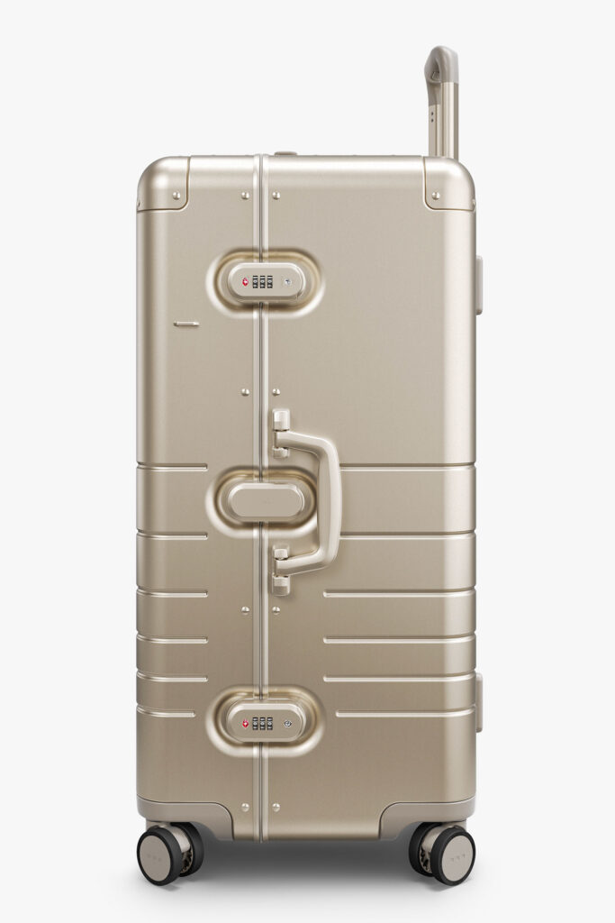 Luggage Aluminum Champagne Gold MONOS