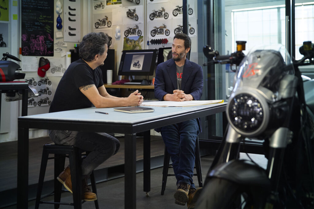 Keanu Reeves and Gard Hollinger interview new series visionaries