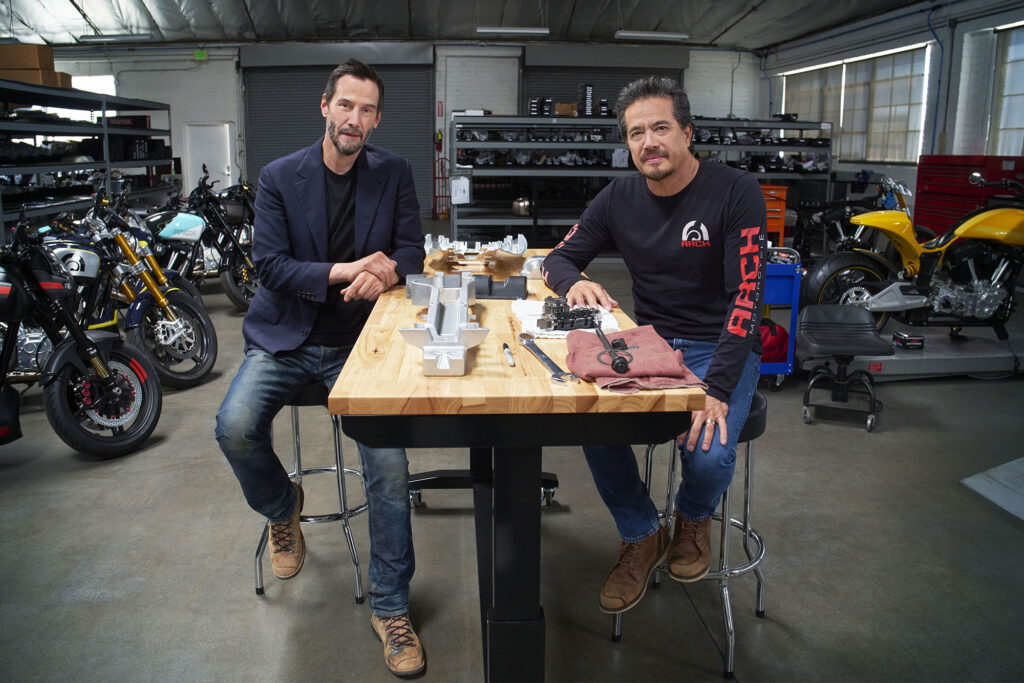 Keanu Reeves and Gard Hollinger interview new series visionaries