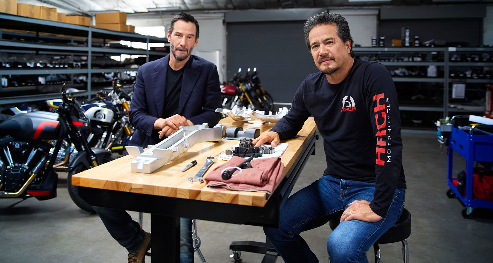 Keanu Reeves and Gard Hollinger interview new series visionaries