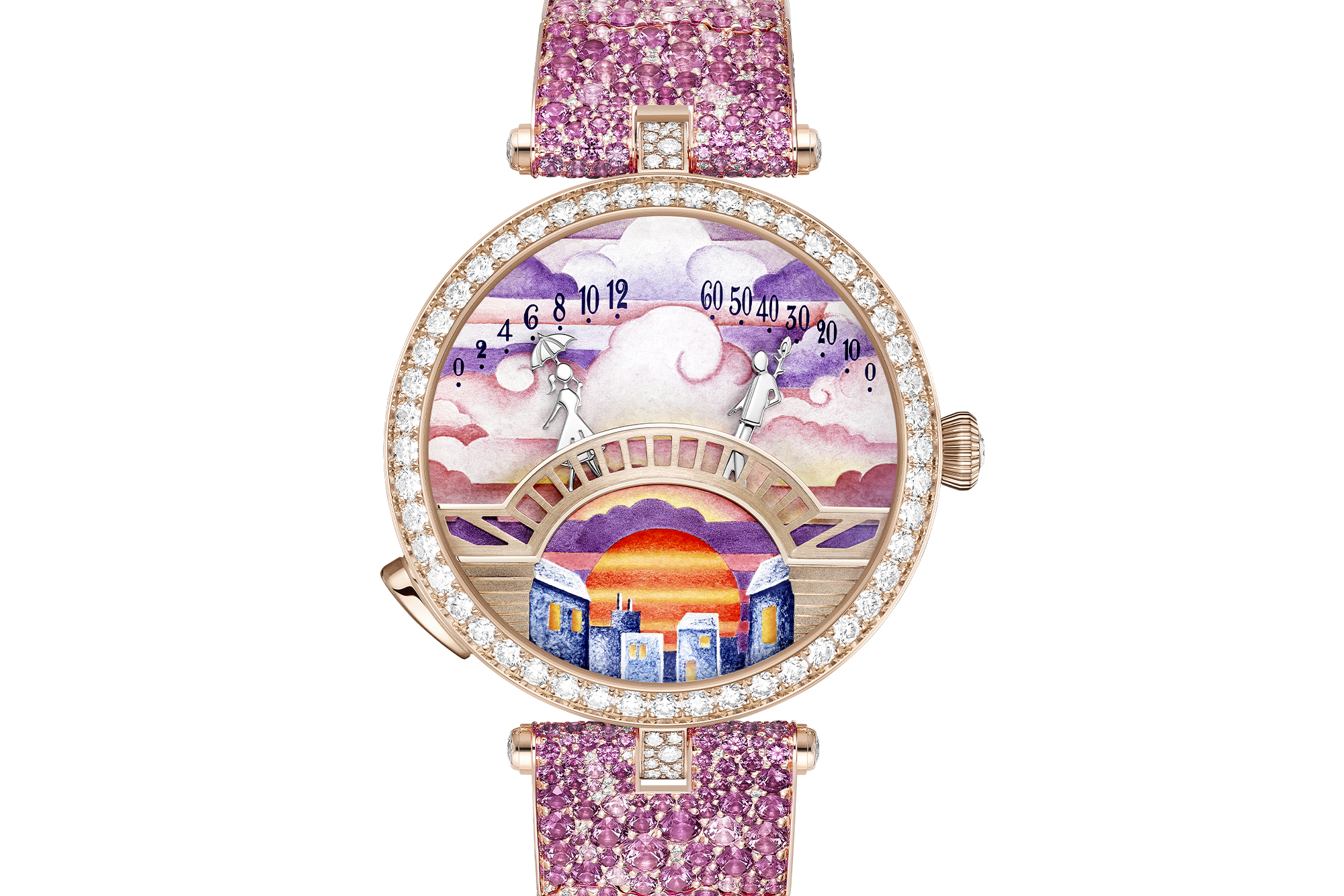 Lady Arpels Pont des Amoureux Soirée - Face 1 © Van Cleef & Arpels SA - 2024 - Clément Rousset