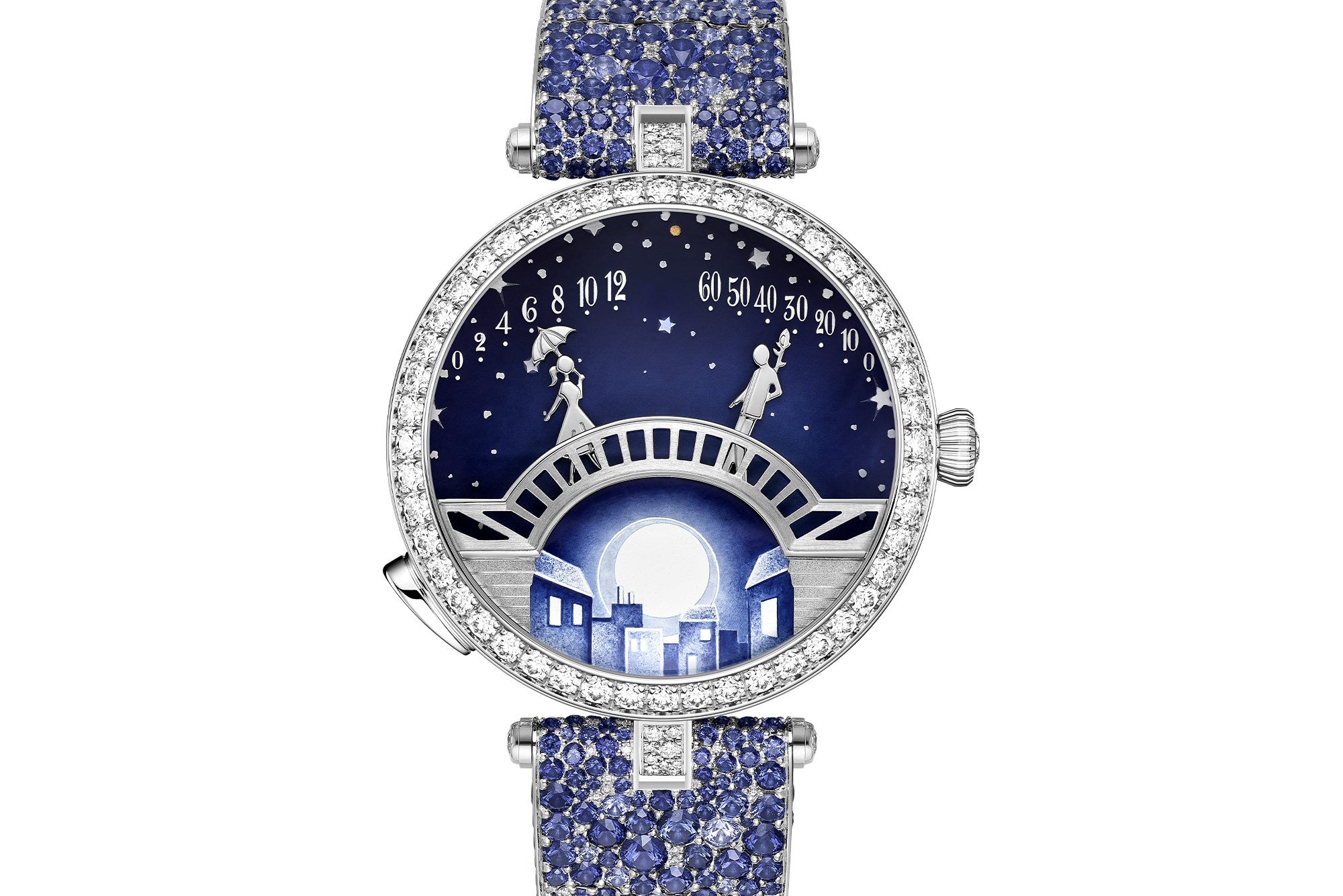 Lady Arpels Pont des Amoureux Clair de lune - Face 1 © Van Cleef & Arpels SA - 2024 - Clément Rousset