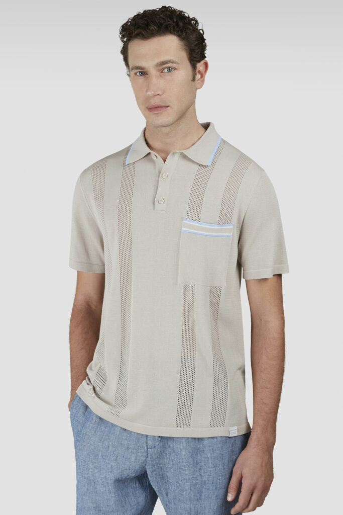 paul and shark polo shirt in fresh cotton