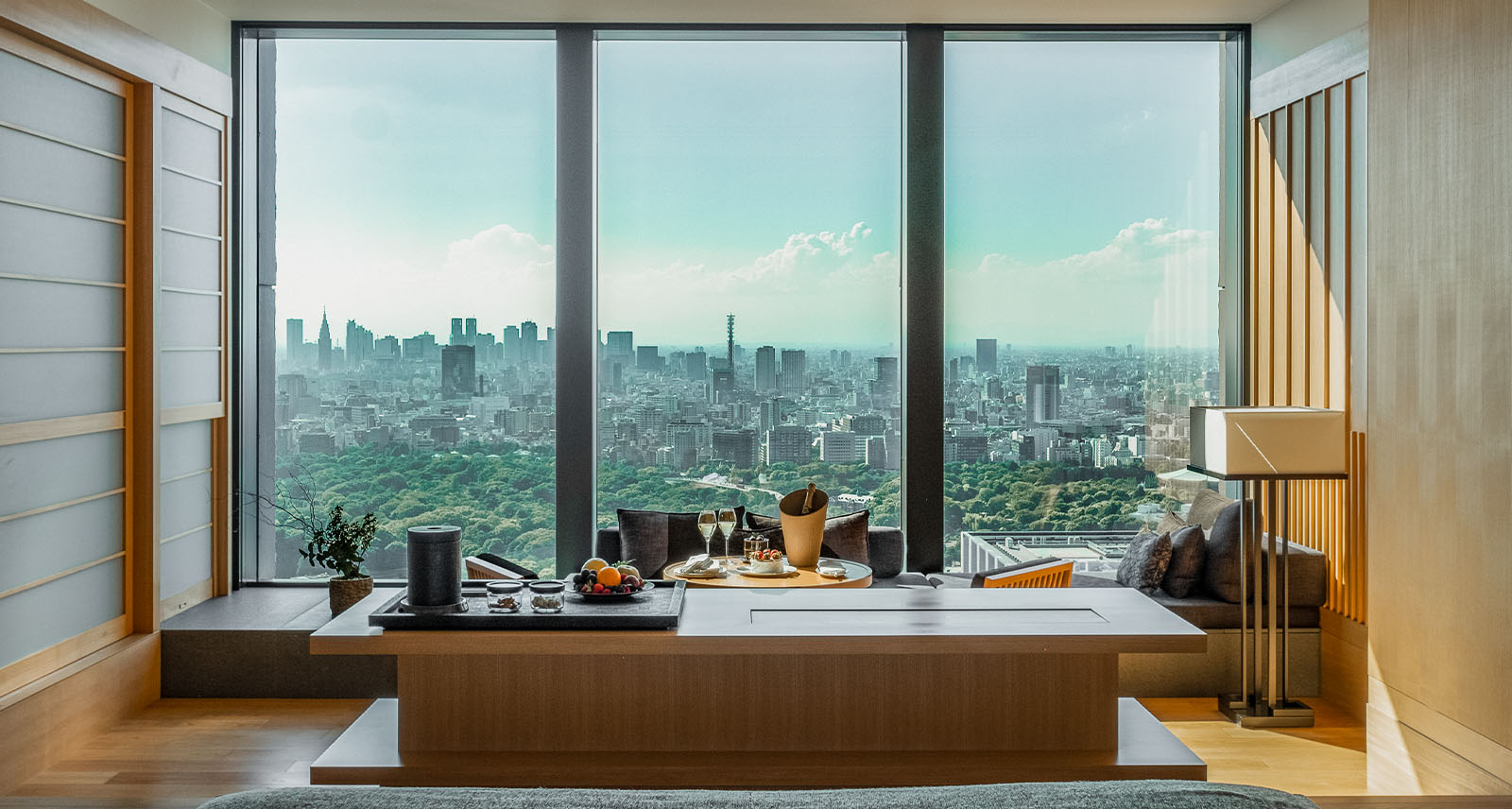 Aman Tokyo view from suite