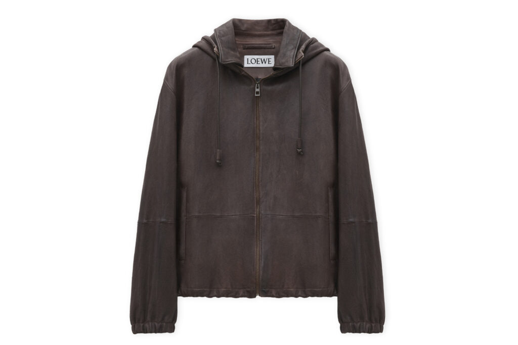 LOEWE Nappa Lambskin Hooded Jacket