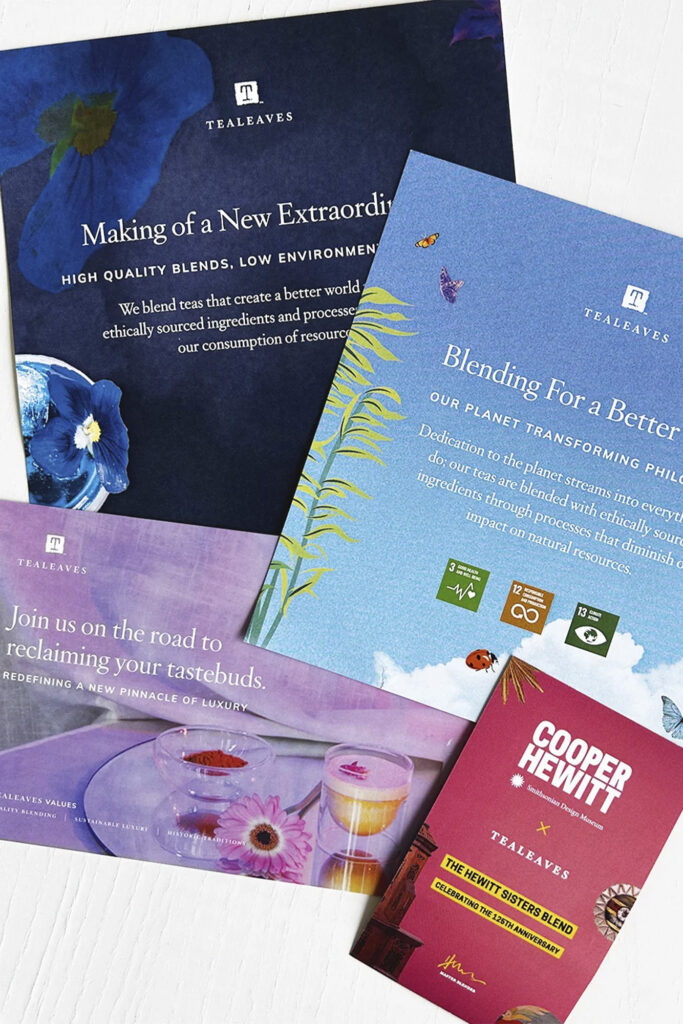 Packaging Page Materials Print Cards