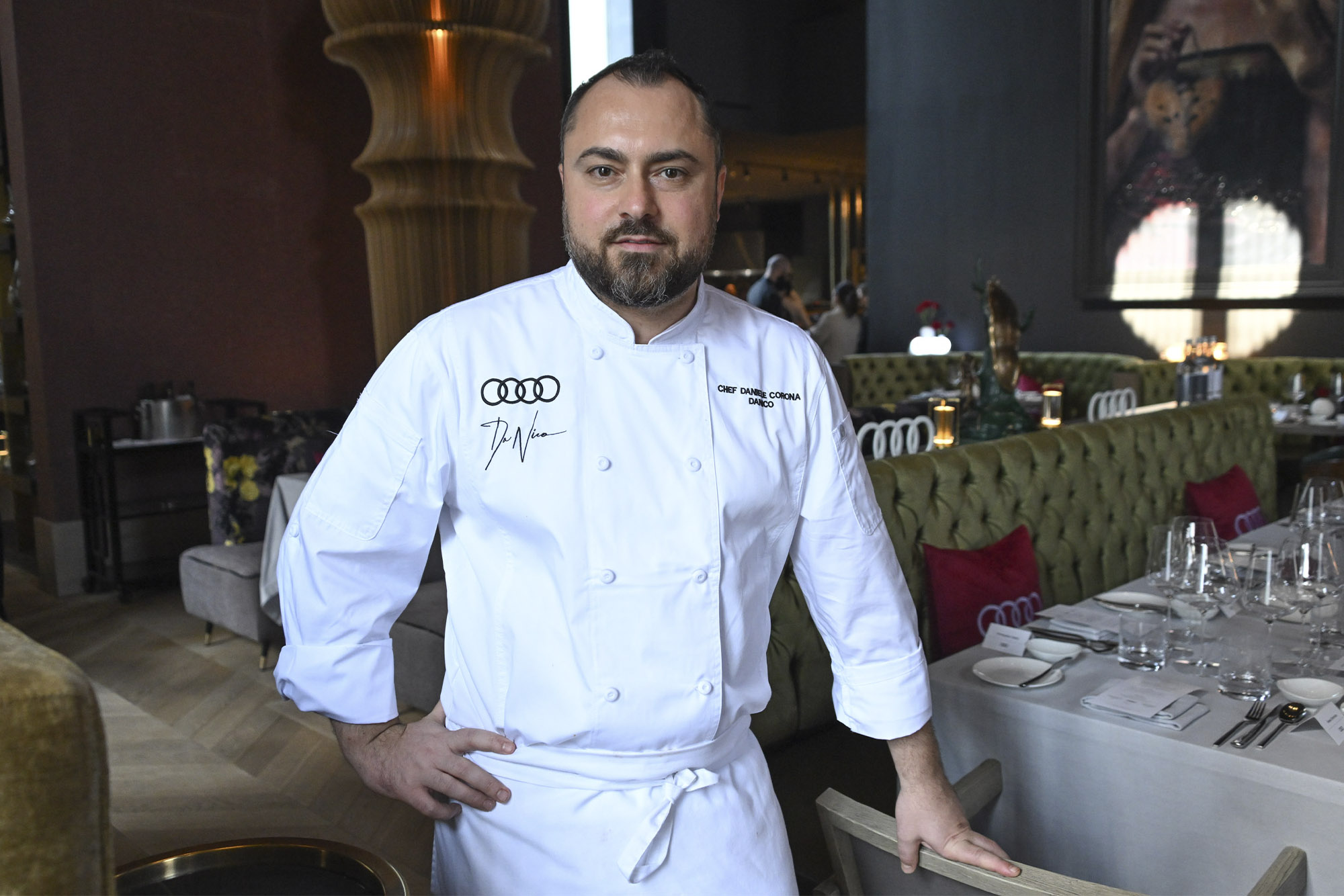 Chef Daniele Corona 1 Michelin Star at the Audi Sustainability Dinner at DaNico on April 24 2025 in Toronto