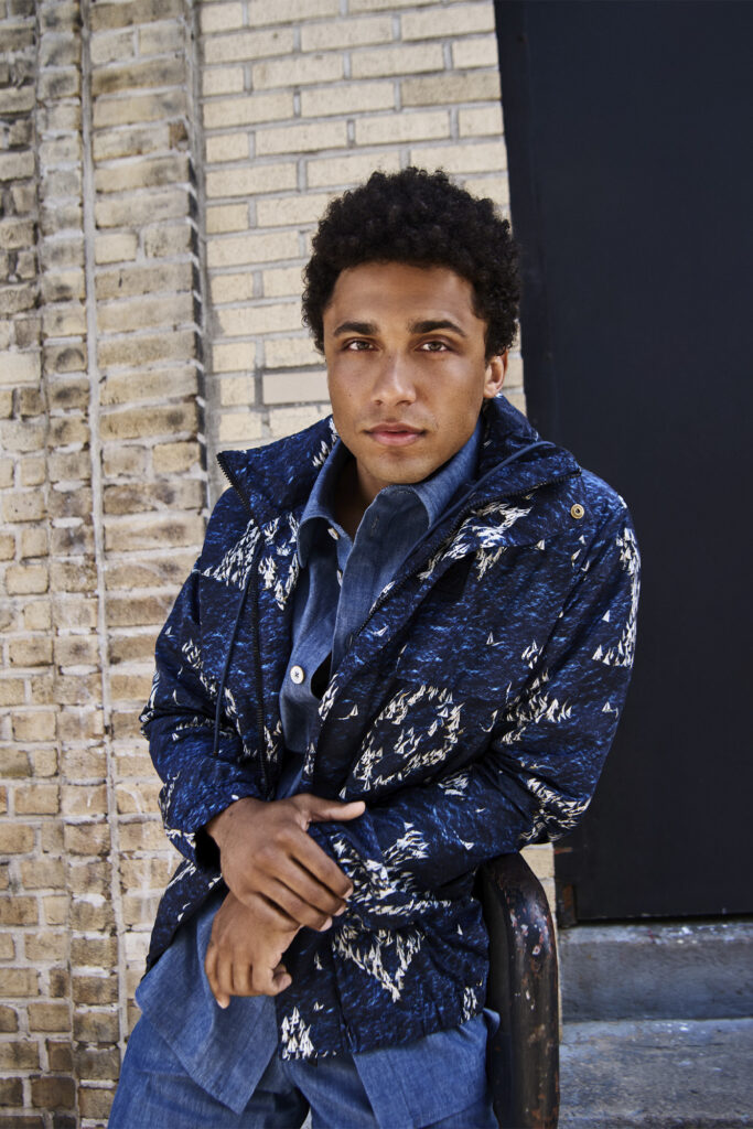Corteon Moore Photo by Daniel Matallana look by Louis Vuitton