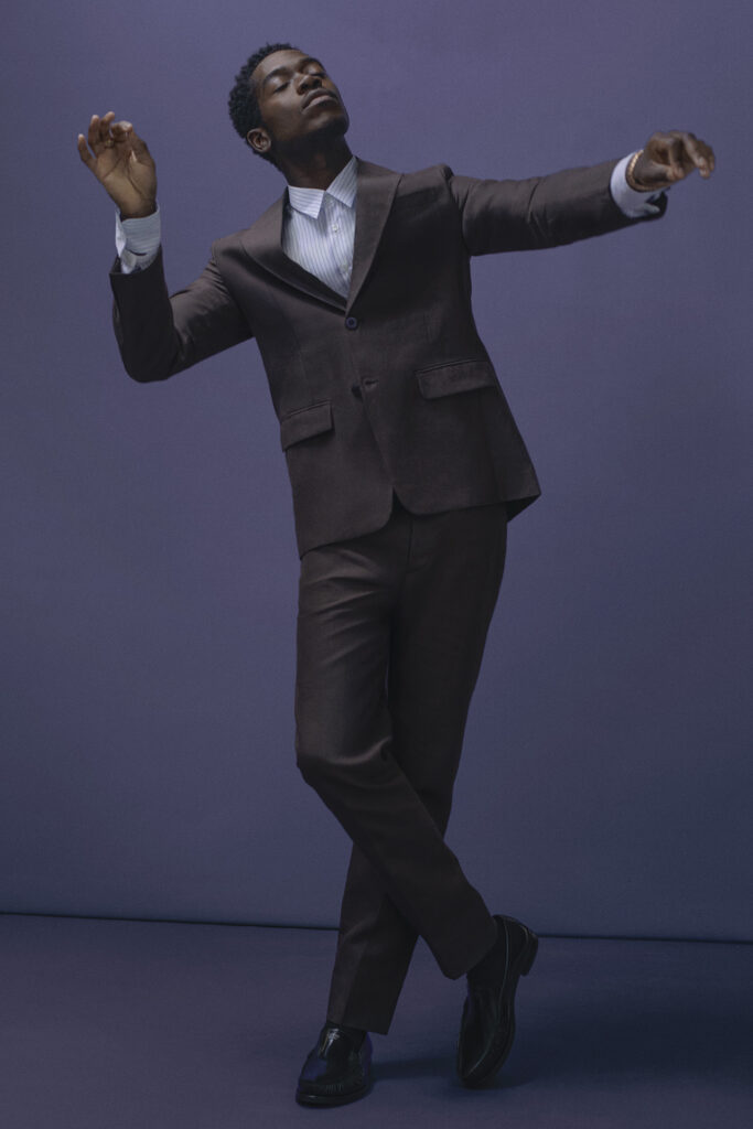 damson idris FULL LOOK BY PRADA. Watch by iwc RING BY DIDRIS
