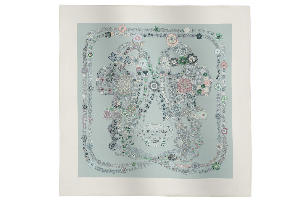 Hermes Brides de Gala en Fleurs scarf 90 Mother's Day Gift Guide