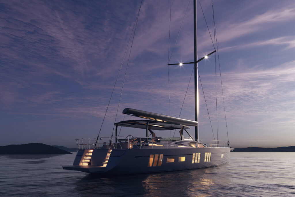 Oyster 805 5-2025 courtesy of Oyster Yachts via Shamin Abas Communications