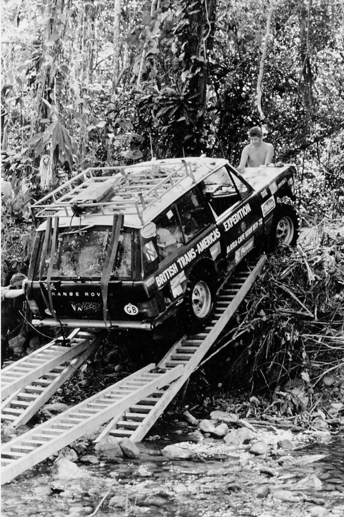 Trans America Expedition - Range Rover crossing Darien Gap 1972