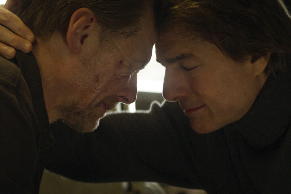 Tom Cruise plays Ethan Hunt and Simon Pegg plays Benji Dunn in Mission: Impossible - The Final Reckoning from Paramount Pictures and Skydance. | © 2024 Paramount Pictures